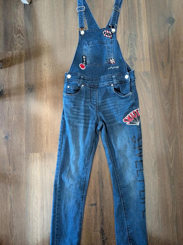 Salopette jean fille pantalon Orchestra 10 ans