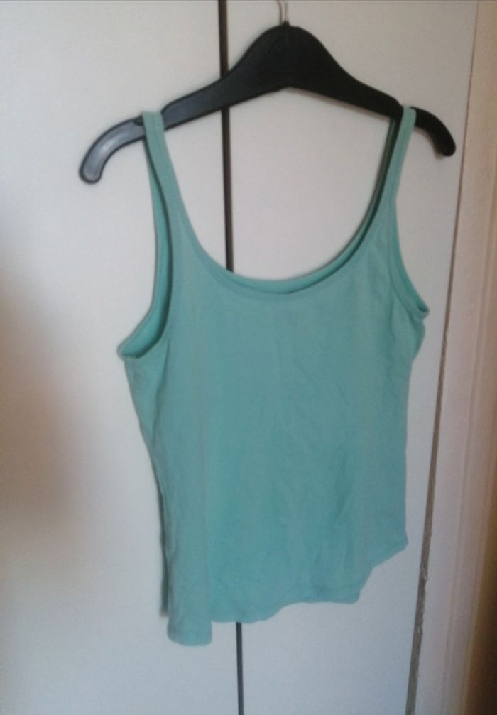 🌸Top péplum bretelles bleu clair Taille 40 "Bershka" 🌸 - photo numéro 4