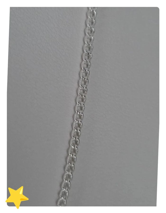 Collier maille gourmette 2mm 40cm - photo numéro 7