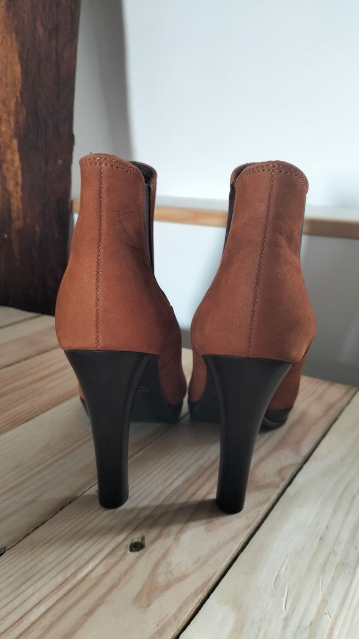 Bottines marron Minelli - photo numéro 2
