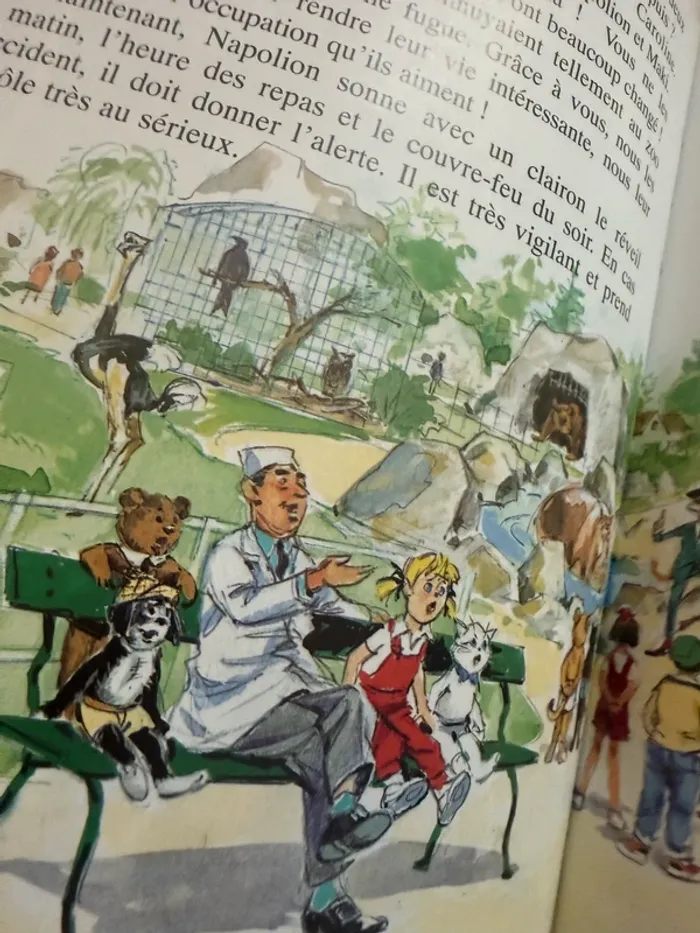 Caroline et les Vagabonds livre chien lion singe brigands SDF sans abris Pierre Probst - photo numéro 3