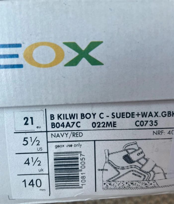 Baskets montantes Geox garçon T21 - photo numéro 6