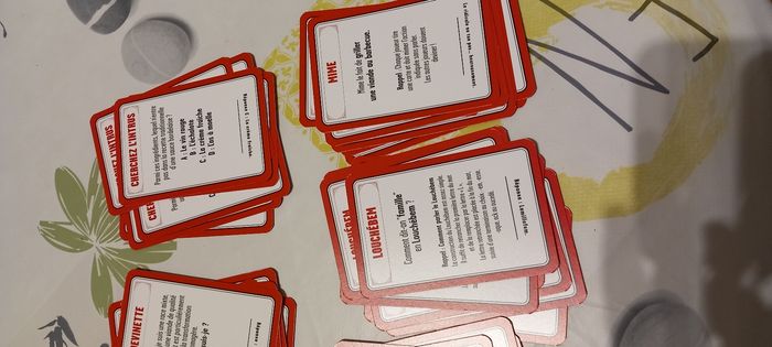 Jeu de carte restaurant la boucherie . - photo numéro 3