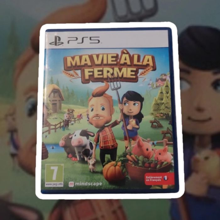 Jeu ps5 ma vie a la ferme en excellent état