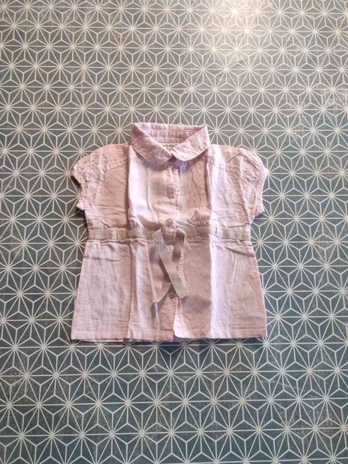 Chemise manche courte fille