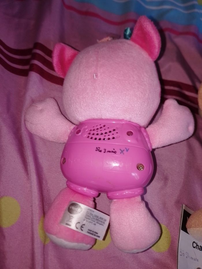 Chant ourson bleu et rose nina vtech - photo numéro 6