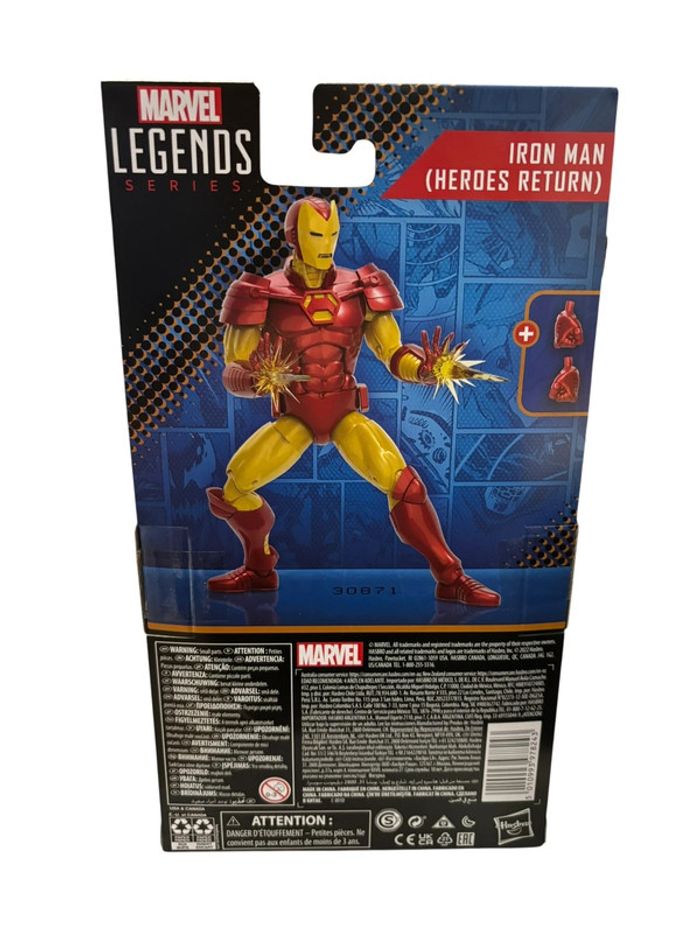 Figurine Marvel Legends Séries Iron Man (Heroes Return) 15 cm Hasbro neuf - photo numéro 2