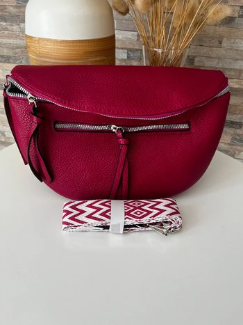Sac banane couleur framboise