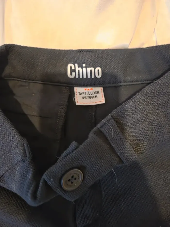 Pantalon chinno garçon 4 ans - photo numéro 3