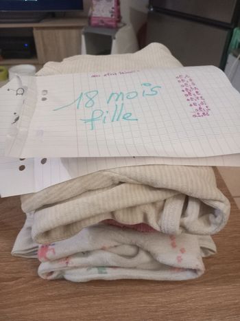 Lot 18 mois fille