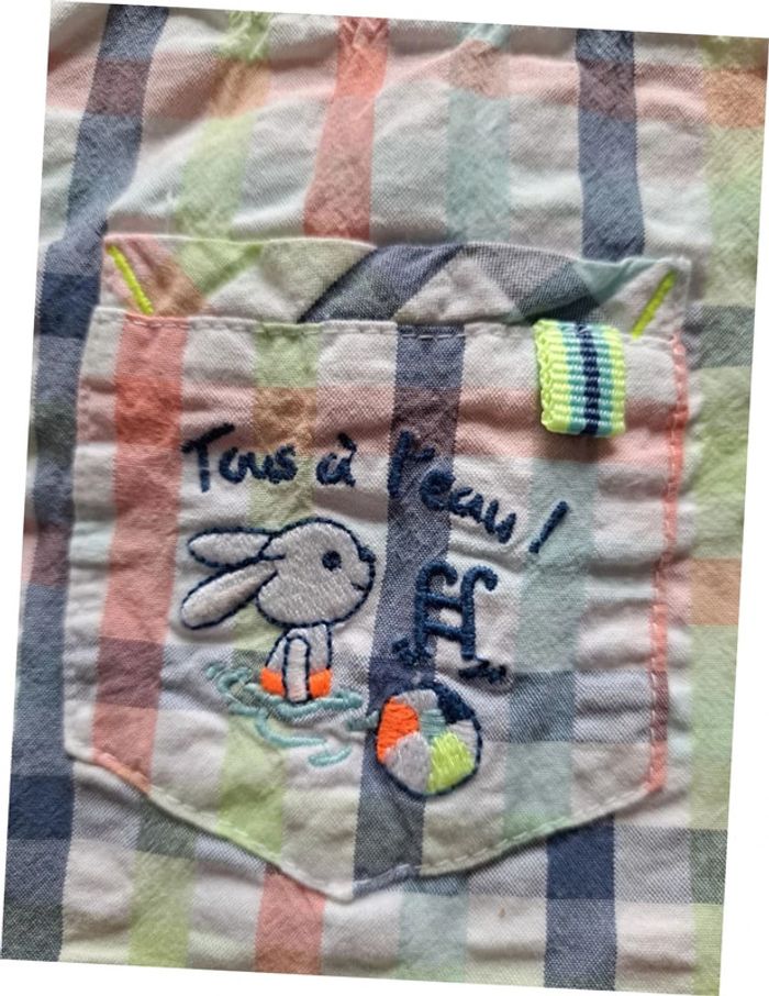 Salopette Short Sergent Major 12 mois - photo numéro 3