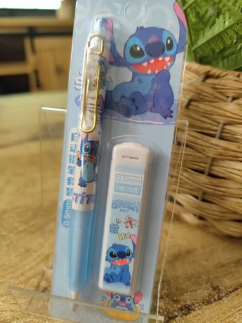 crétarium avec recharge Disney Stitch bleu