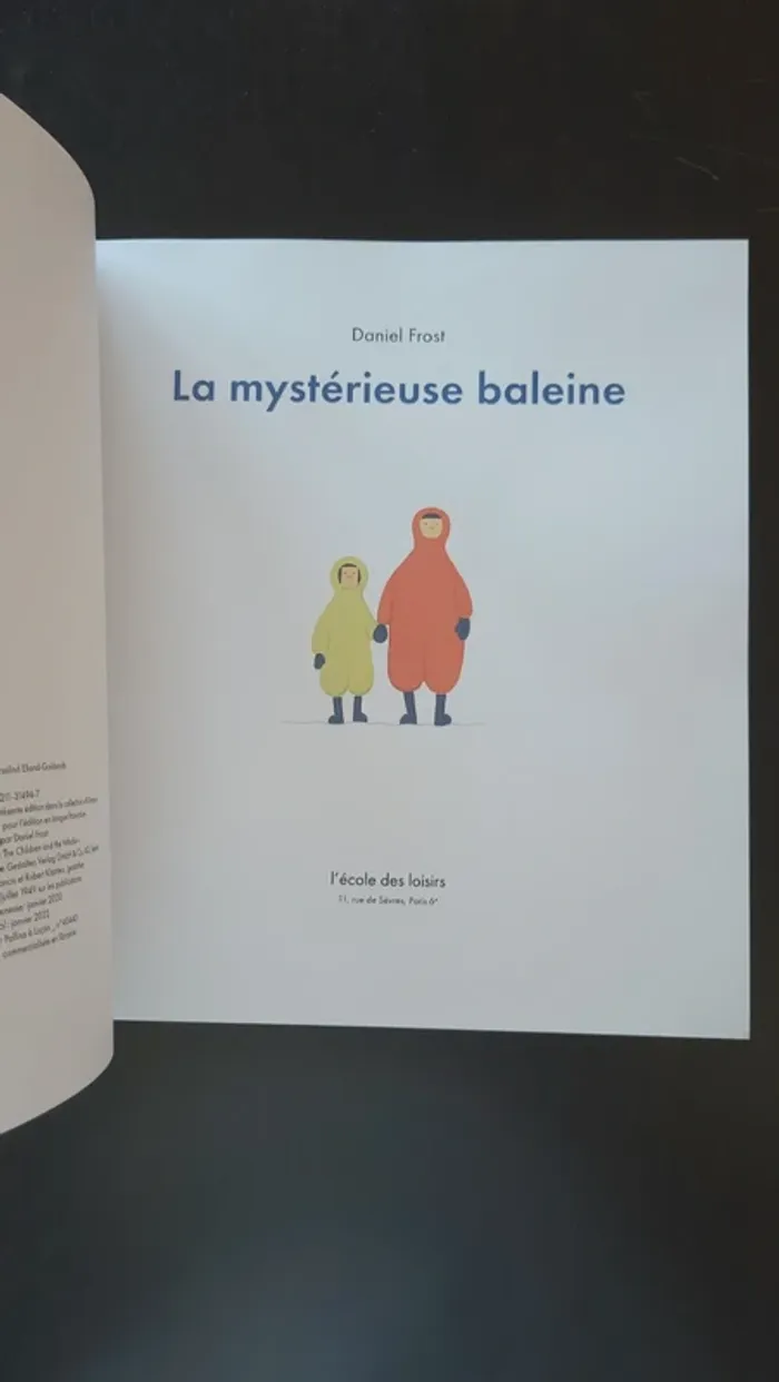 Livre La mystérieuse baleine Ecole des loisirs - photo numéro 3