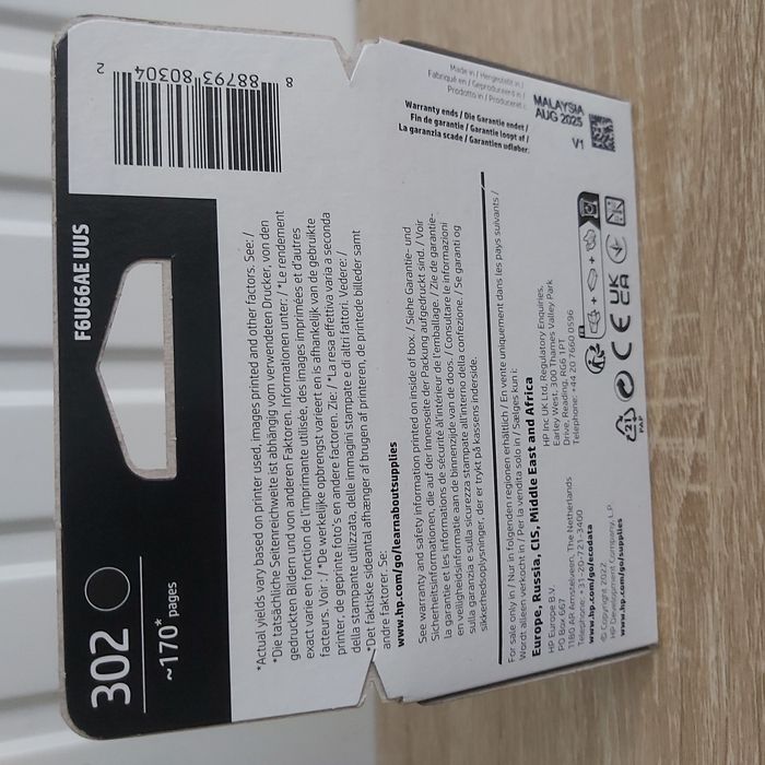 Cartouche d'encre d'imprimante HP 302 -Noire - - photo numéro 2