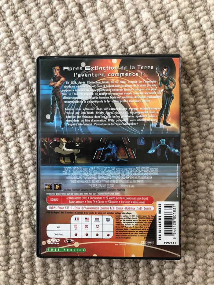 DVD « Titan AE» de la 20th Century Fox - photo numéro 2