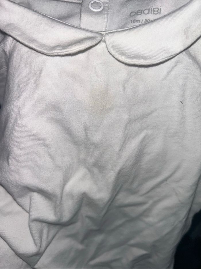 Haut blanc avec col - photo numéro 2