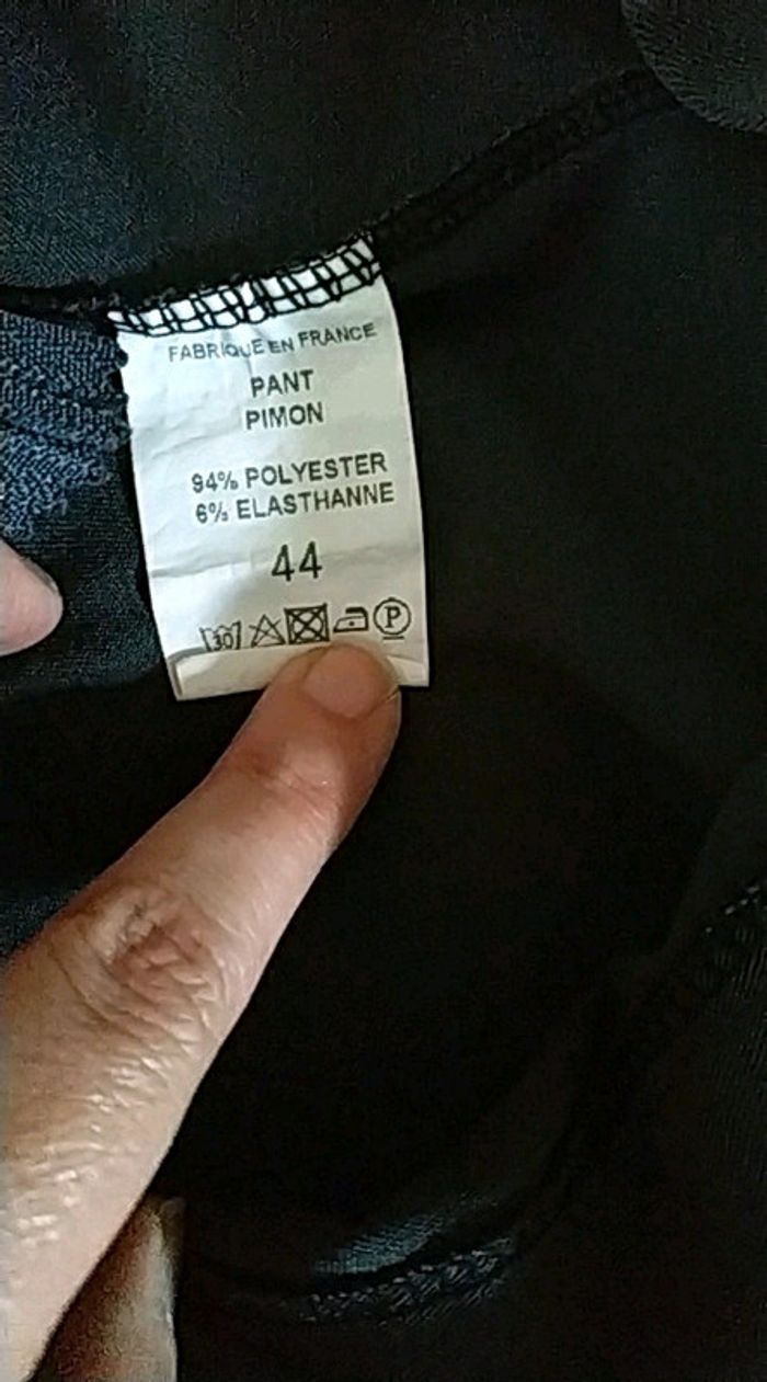 Pantalon chic gris fabriqué en France - photo numéro 3