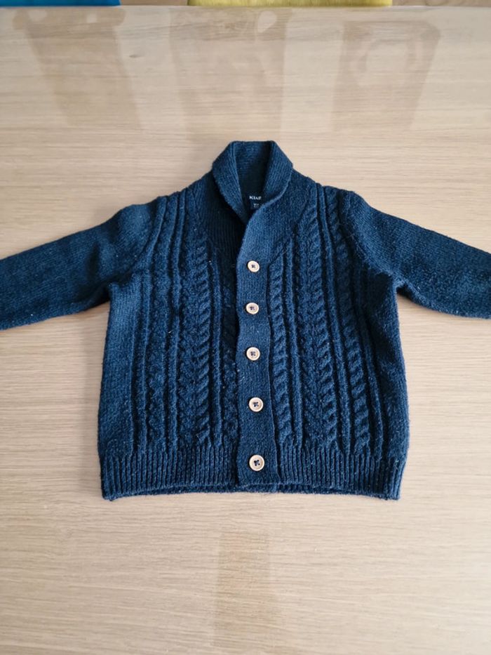 Gilet bleu marine pull