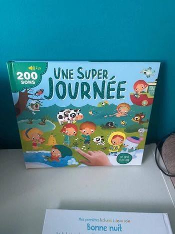 Livre sonore une super journée neuf jamais servi