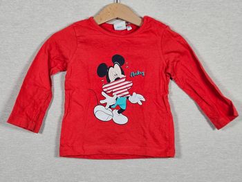 T-shirt manche longue Mickey disney  12 mois 