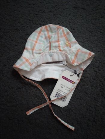 Chapeau bob fille sergent major 35 cm taille naissance