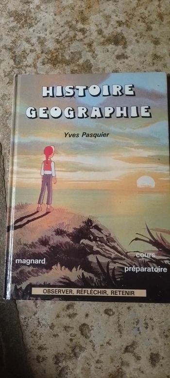Manuel Histoire Géographie Vintage Cours Préparatoire 1985