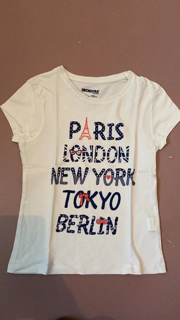 Teeshirt fille orchestra 6 ans