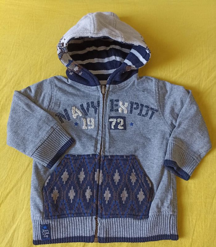 Gilet capuche épais Catimini 18m - photo numéro 2