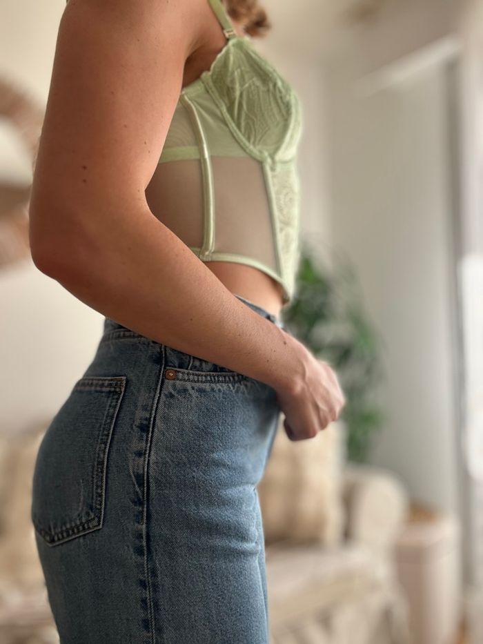 Haut corset vert primark - photo numéro 3