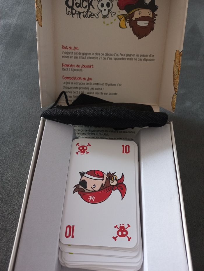 Jeu jack le pirate France cartes - photo numéro 2
