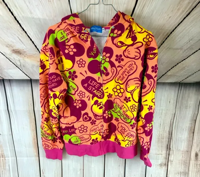 Gilet veste Sweat à zip et capuche Disney Tokyo Disneyland import Japon - photo numéro 4