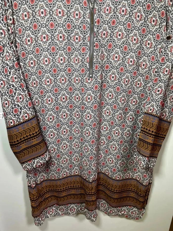 Blouse tunique légère femme taille 40 ou 42 / cerise blue - photo numéro 5