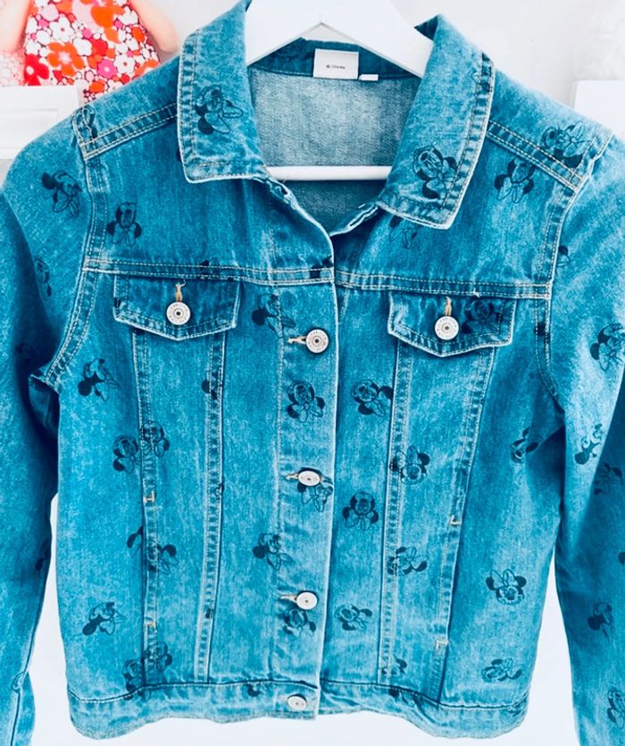 Veste jean Minnie logo - photo numéro 2