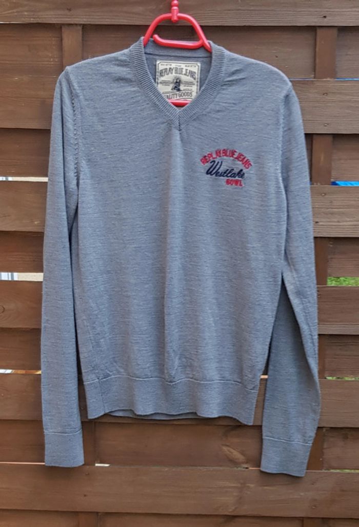 Pull homme, 60% laine
