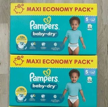 2 cartons Pampers taille 5