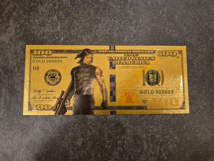 Billet OR à collectionner Le soldat de L'hiver Marvel