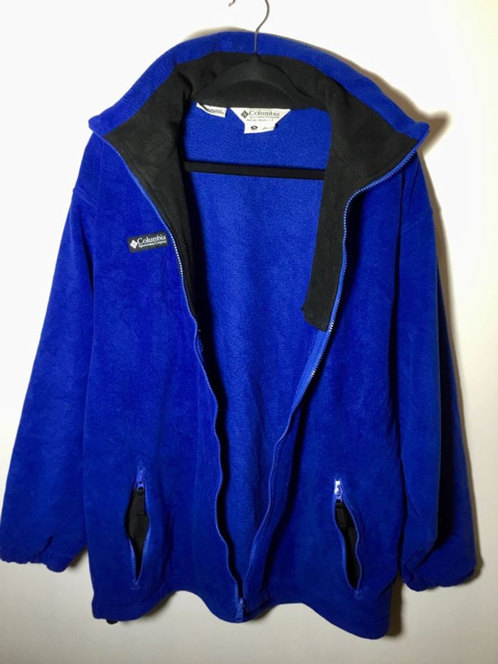 Veste polaire pour homme Columbia bleu royal taille M 091 - photo numéro 2