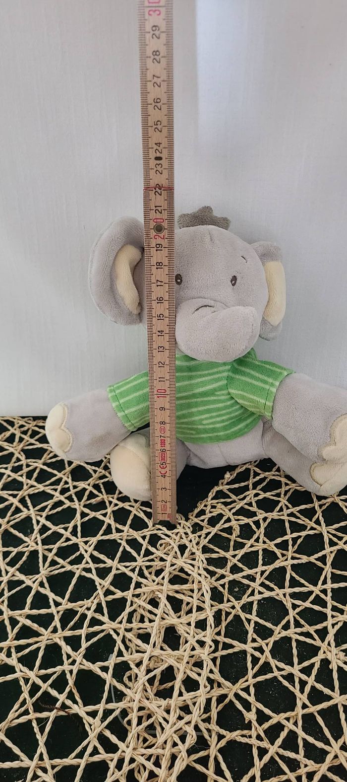 Doudou Eléphant Gris Titoutam - photo numéro 4