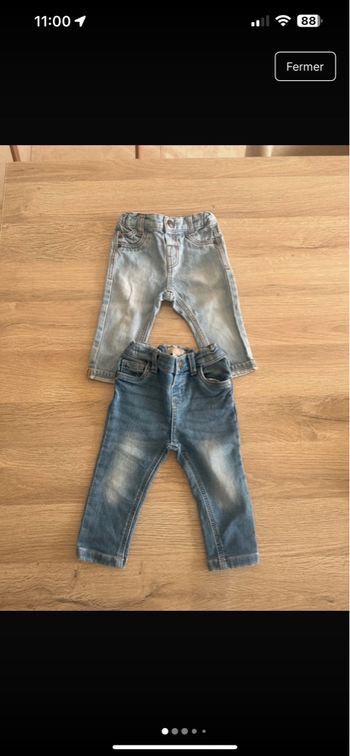 Lot de 2 jeans