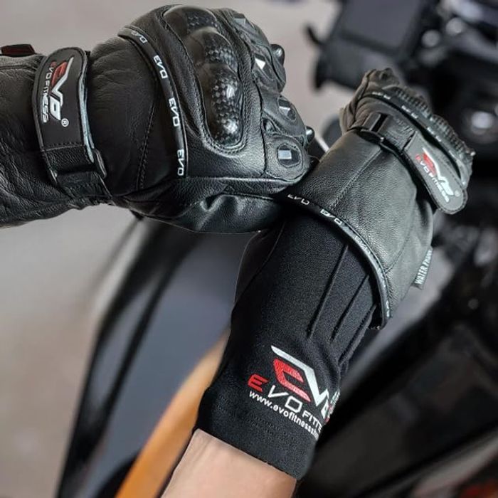 [NEUF] Gants de Moto en Cuir Imperméables avec Coques Rigides, Taille L - photo numéro 6