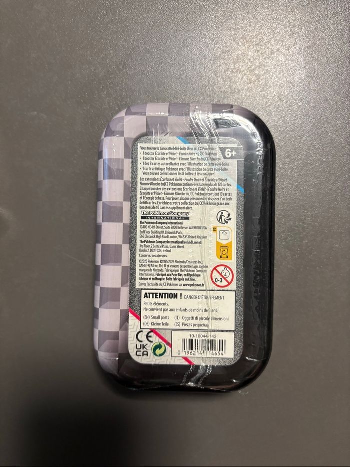 Mini tin Pokémon Unys NEUF - photo numéro 2