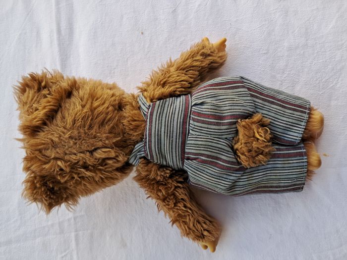 Kiki monchhichi ours en peluche 26 cm wuschel vintage ancien - photo numéro 7