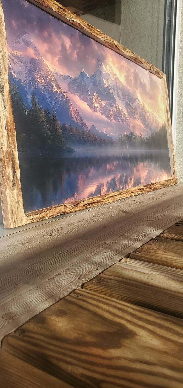 Tableau lac et montagne - photo numéro 2