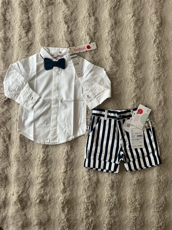 Magnifique ensemble bébé 2 ans 92 cm Boboli
