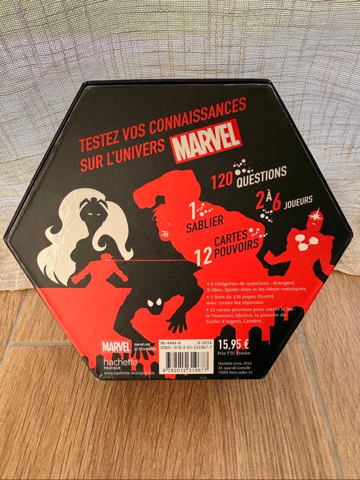 Jeu de société Boîte à Quizz Marvel - photo numéro 2