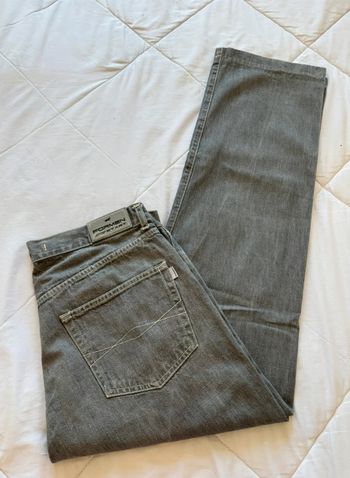 Jean homme gris clair vintage y2k 00s taille XL/48 – coupe droite regular – 100% coton