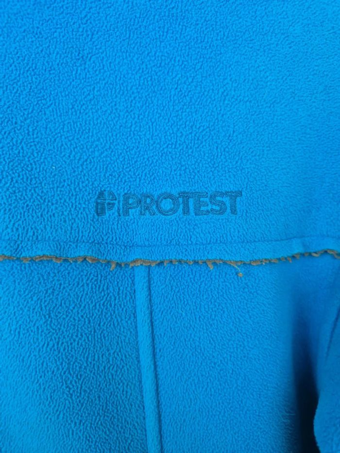 Gros sweat zippé Protest taille 16 ans bleu - photo numéro 2