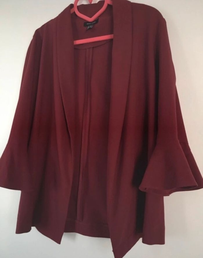 Veste bordeaux - photo numéro 3