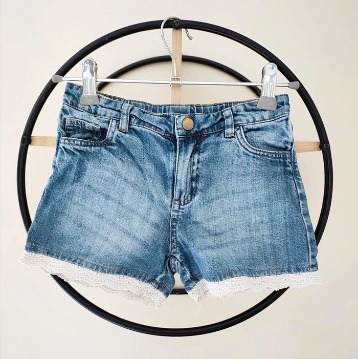 6 ans short liseret dentelle Tissaïa