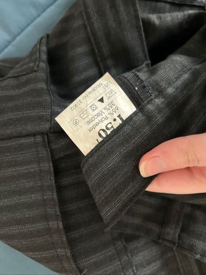 Pantalon de costume gris à rayures Homme Tout Simplement Tailles 48-50 - photo numéro 8